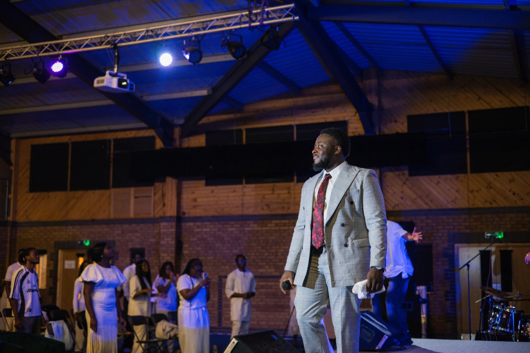 Pastor Larry Arthur ministering